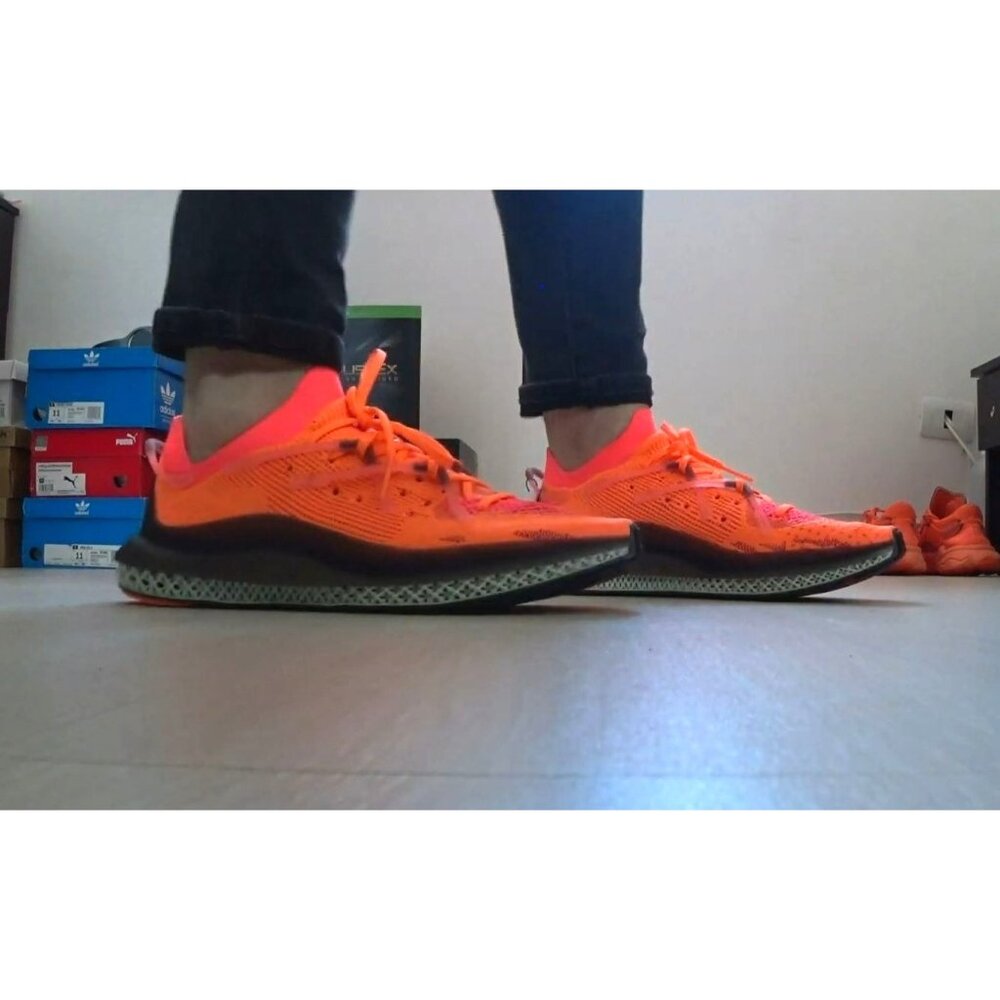 ✨Adidas 4D Fusio Size 10.5 Men's Shoes Sneaker Screaming Orange FY5929✨ - Picture 13 of 13